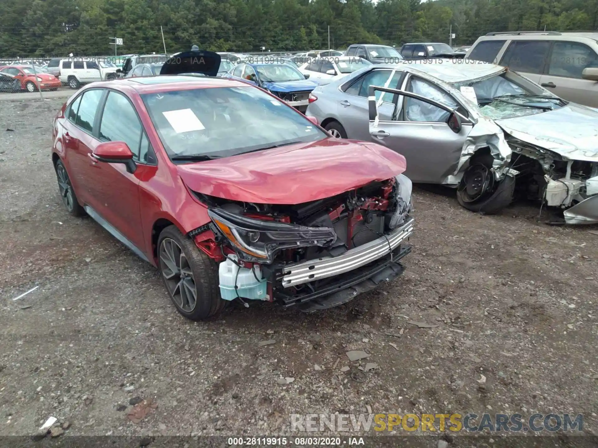 1 Photograph of a damaged car 5YFP4RCE2LP031226 TOYOTA COROLLA 2020