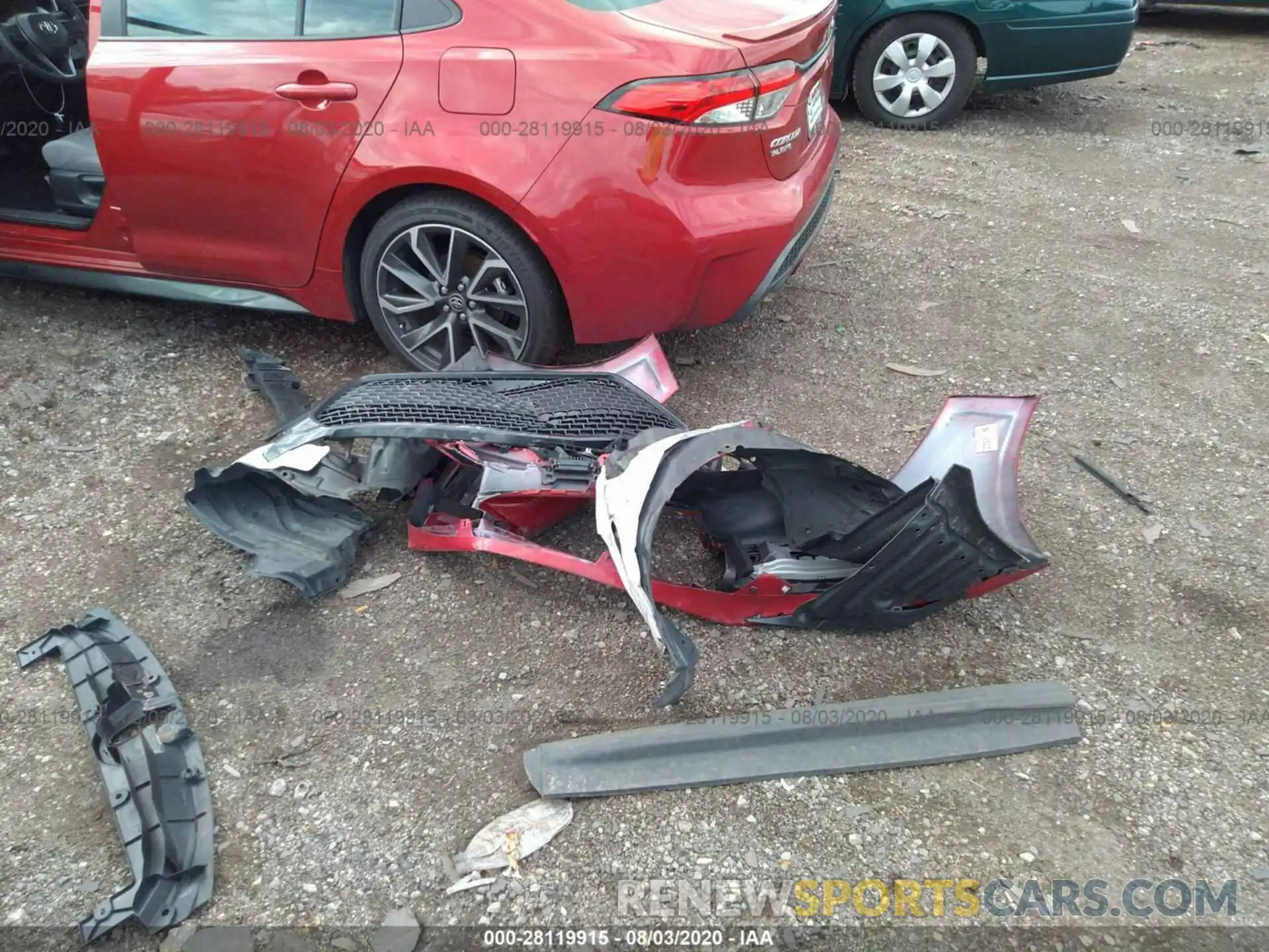 12 Photograph of a damaged car 5YFP4RCE2LP031226 TOYOTA COROLLA 2020