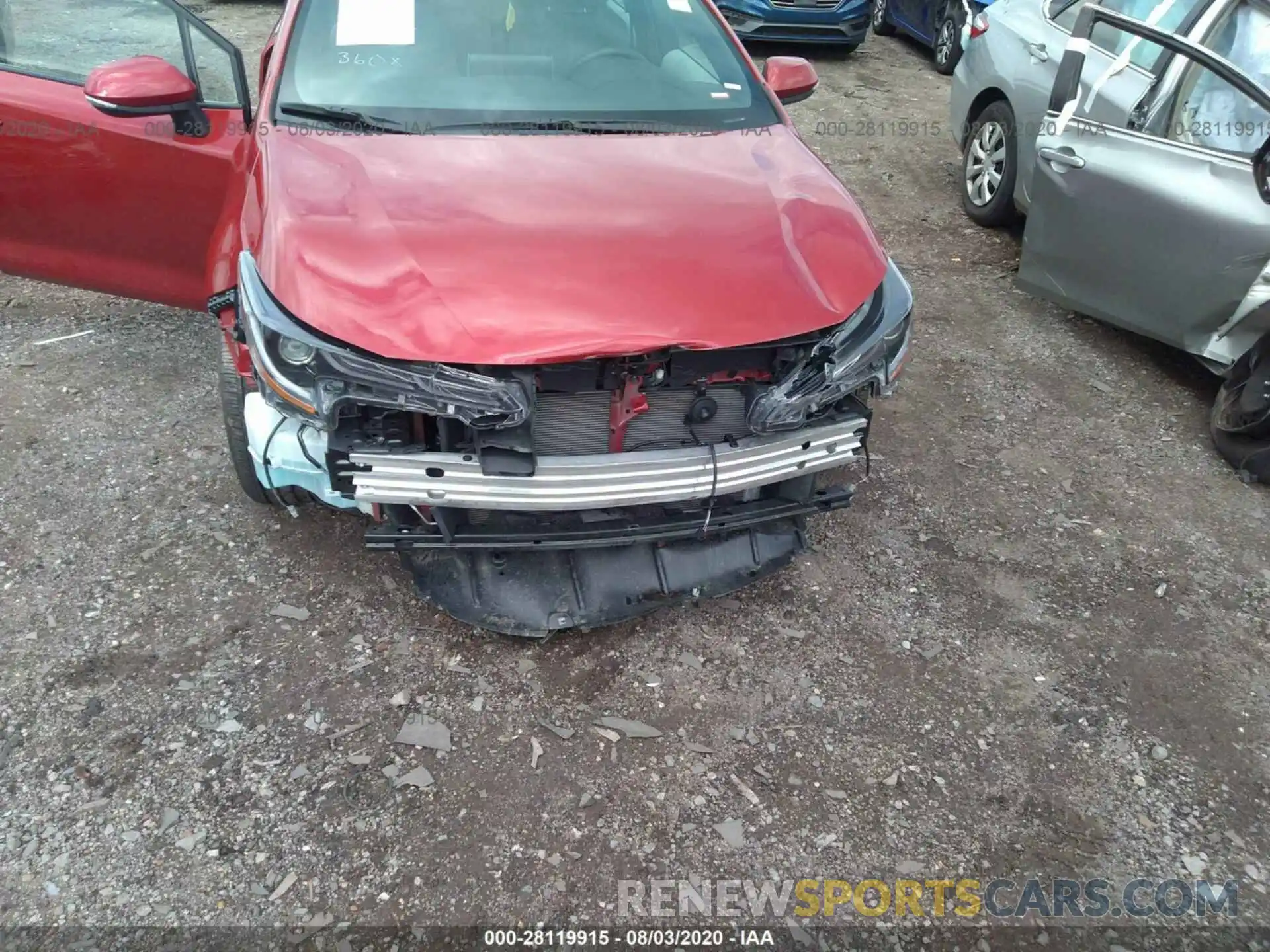 6 Photograph of a damaged car 5YFP4RCE2LP031226 TOYOTA COROLLA 2020