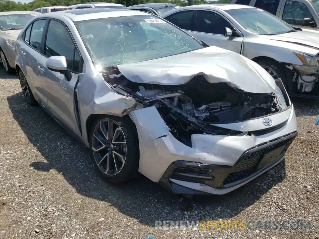 1 Photograph of a damaged car 5YFP4RCE2LP051007 TOYOTA COROLLA 2020