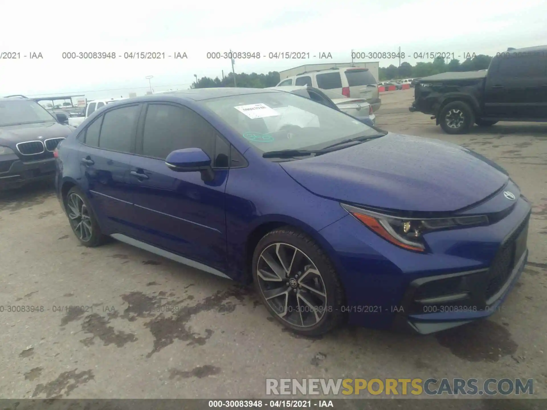 1 Photograph of a damaged car 5YFP4RCE2LP052075 TOYOTA COROLLA 2020