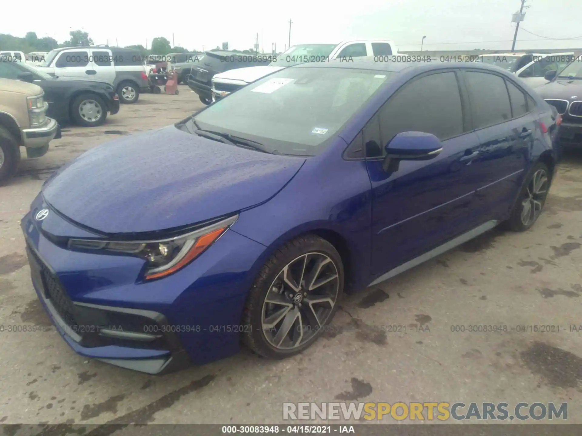 2 Photograph of a damaged car 5YFP4RCE2LP052075 TOYOTA COROLLA 2020