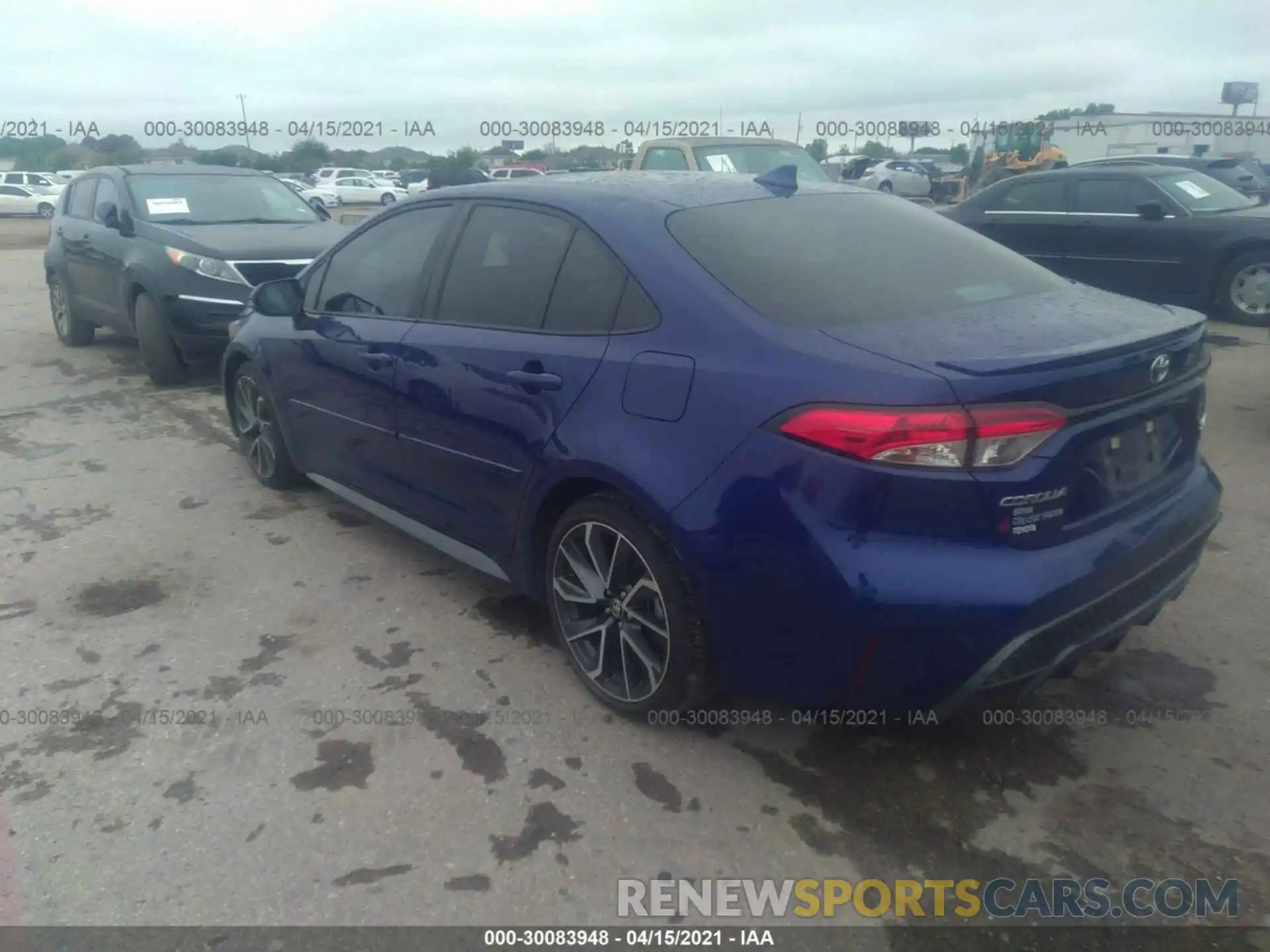 3 Photograph of a damaged car 5YFP4RCE2LP052075 TOYOTA COROLLA 2020