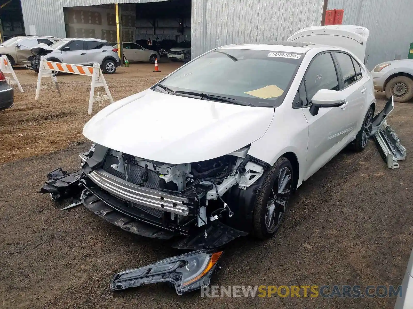 2 Photograph of a damaged car 5YFP4RCE3LP004312 TOYOTA COROLLA 2020