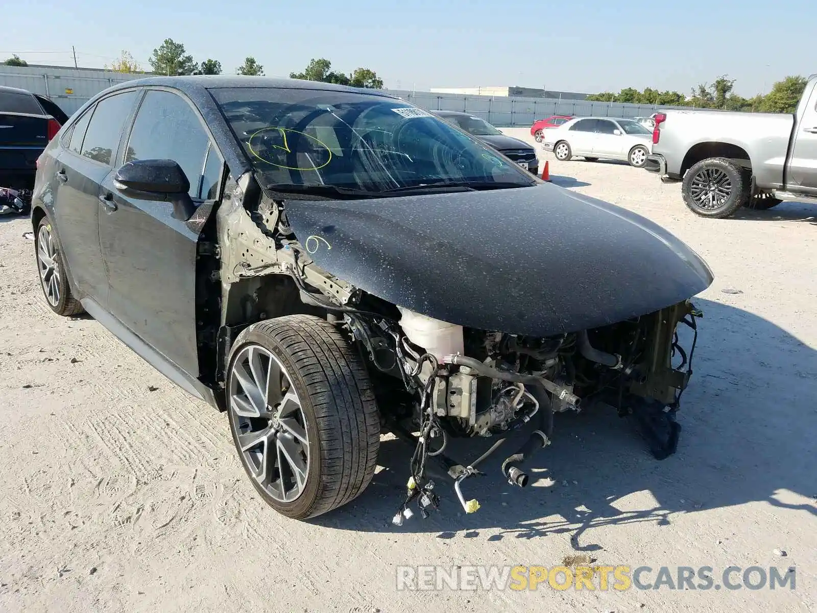 1 Photograph of a damaged car 5YFP4RCE3LP007761 TOYOTA COROLLA 2020