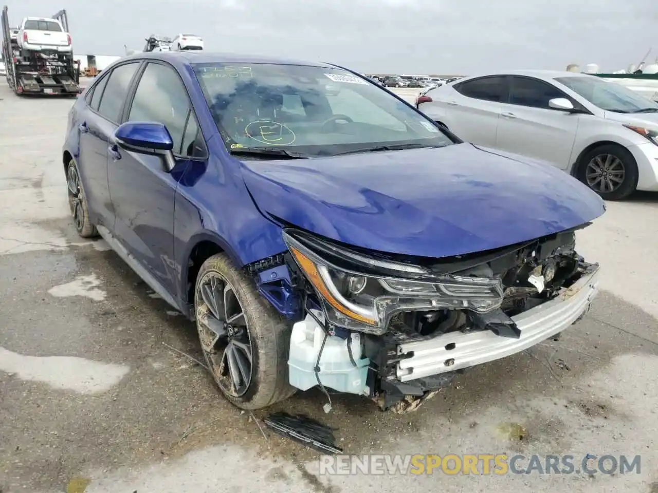 1 Photograph of a damaged car 5YFP4RCE3LP012118 TOYOTA COROLLA 2020