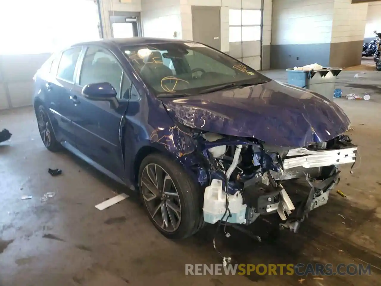 1 Photograph of a damaged car 5YFP4RCE3LP020946 TOYOTA COROLLA 2020