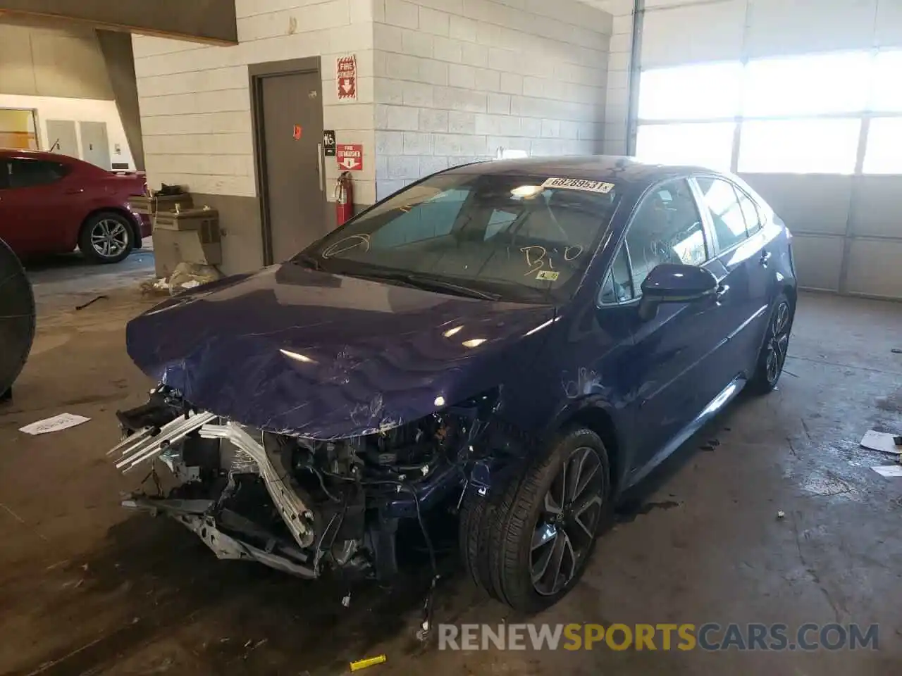 2 Photograph of a damaged car 5YFP4RCE3LP020946 TOYOTA COROLLA 2020