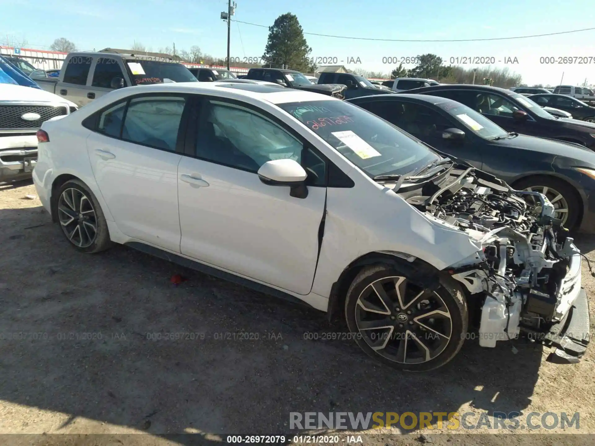 1 Photograph of a damaged car 5YFP4RCE3LP021269 TOYOTA COROLLA 2020