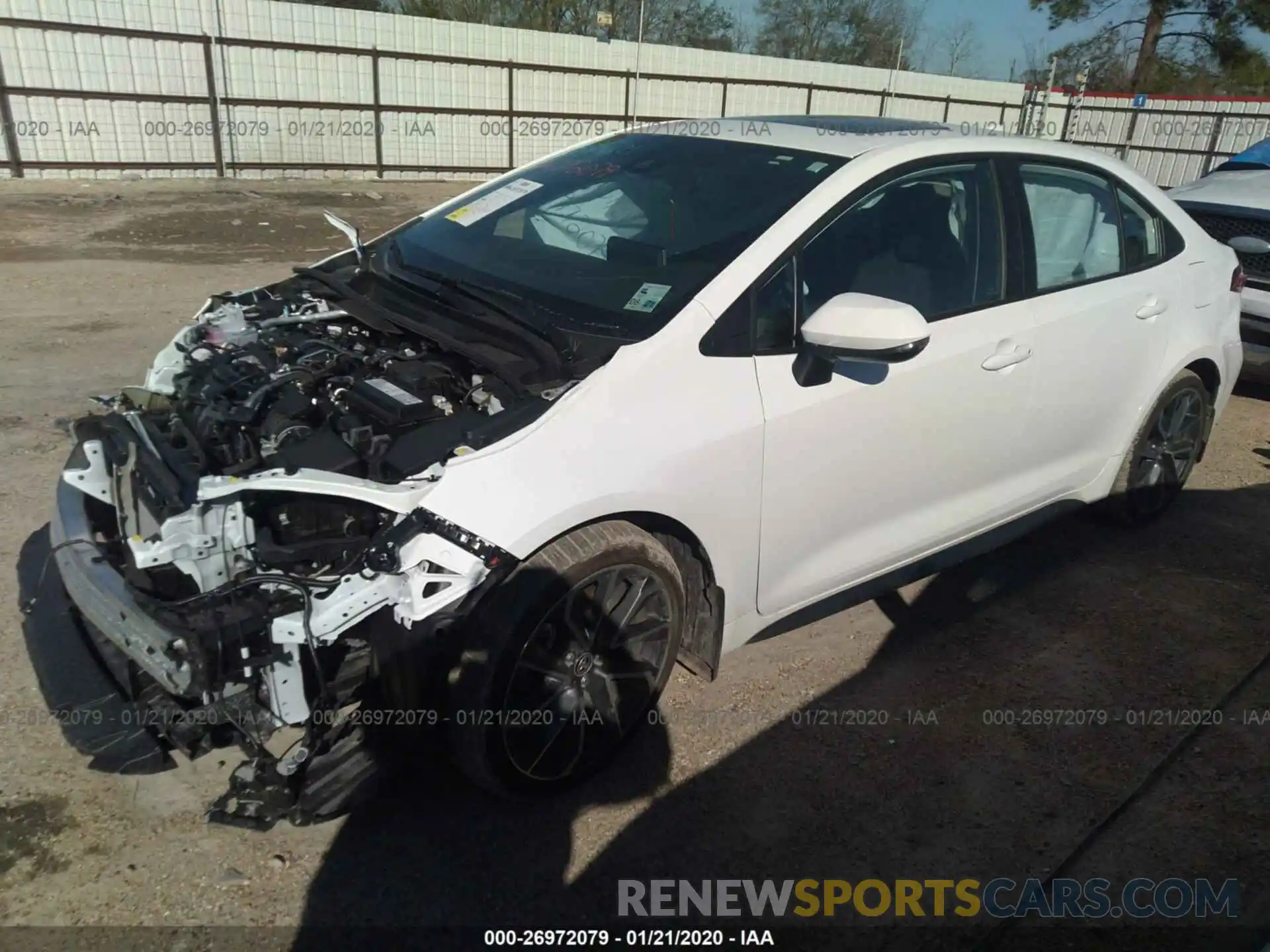 2 Photograph of a damaged car 5YFP4RCE3LP021269 TOYOTA COROLLA 2020