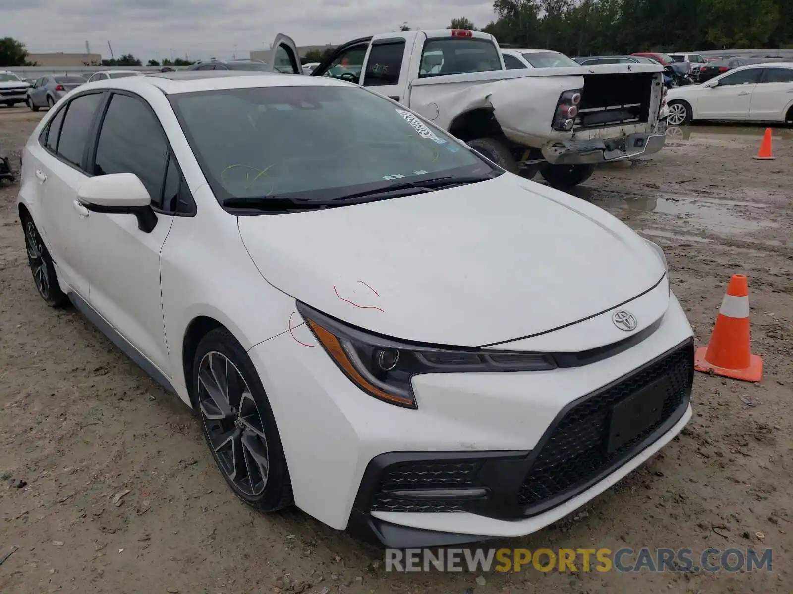 1 Photograph of a damaged car 5YFP4RCE3LP024155 TOYOTA COROLLA 2020