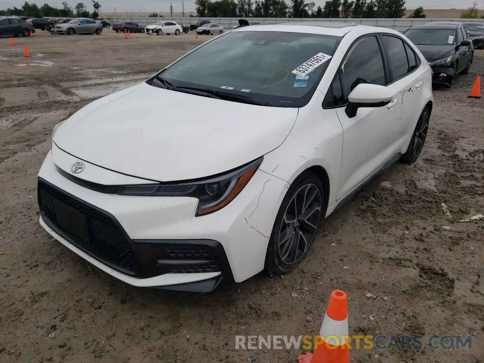 2 Photograph of a damaged car 5YFP4RCE3LP024155 TOYOTA COROLLA 2020