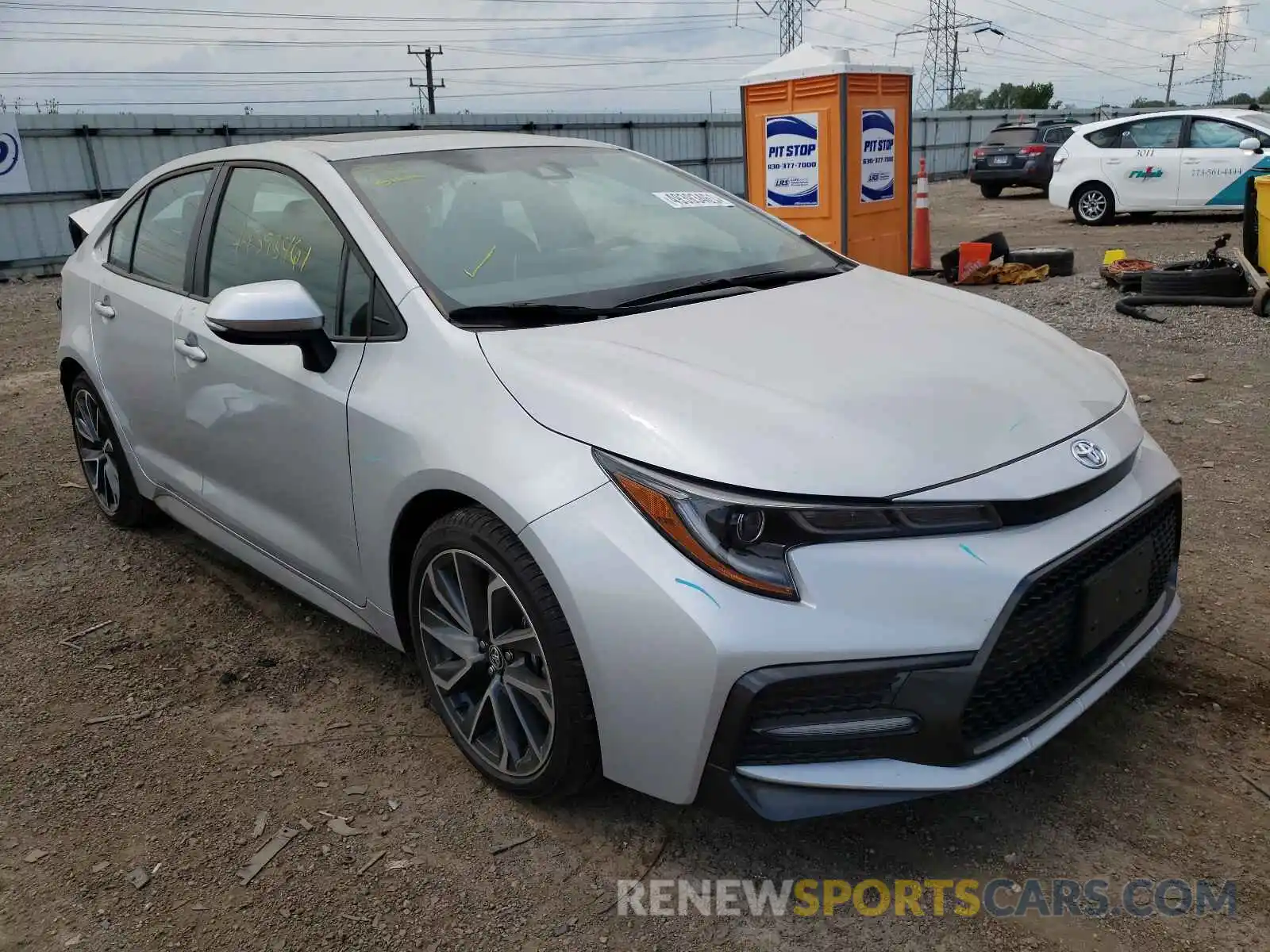 1 Photograph of a damaged car 5YFP4RCE3LP027573 TOYOTA COROLLA 2020