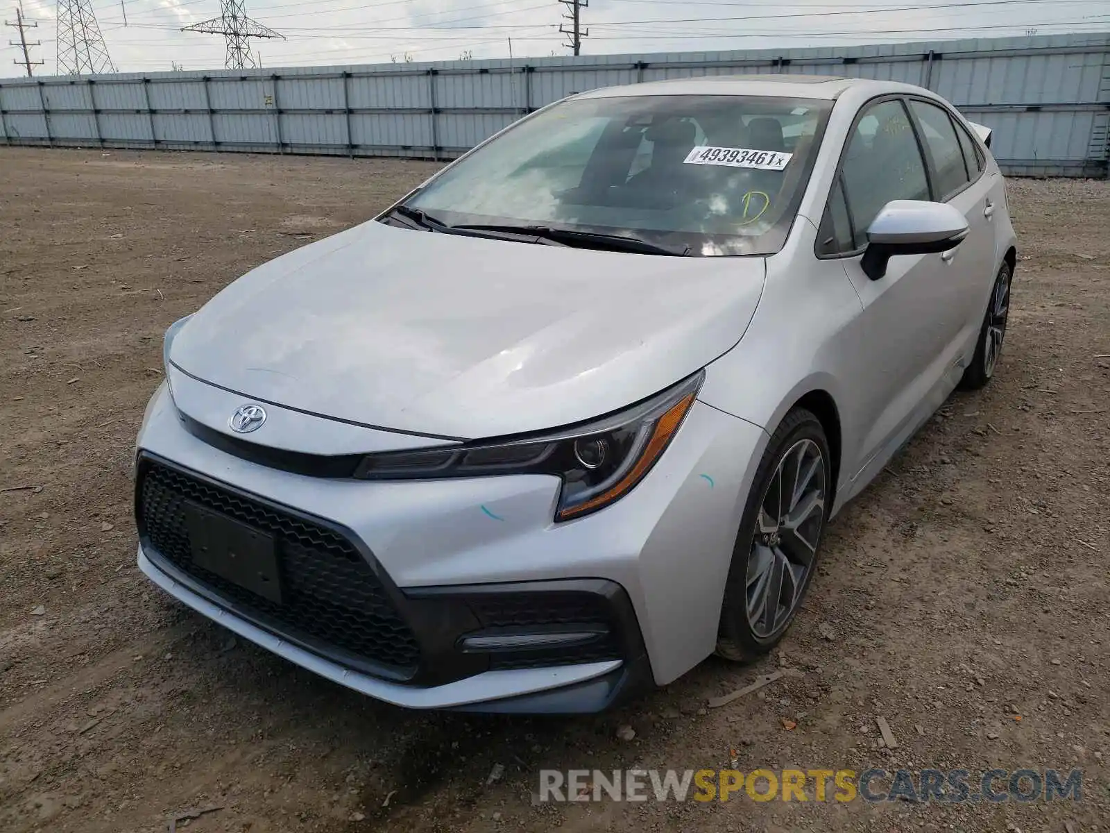 2 Photograph of a damaged car 5YFP4RCE3LP027573 TOYOTA COROLLA 2020