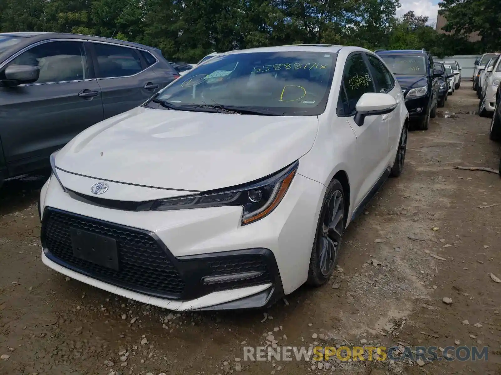 2 Photograph of a damaged car 5YFP4RCE3LP028772 TOYOTA COROLLA 2020