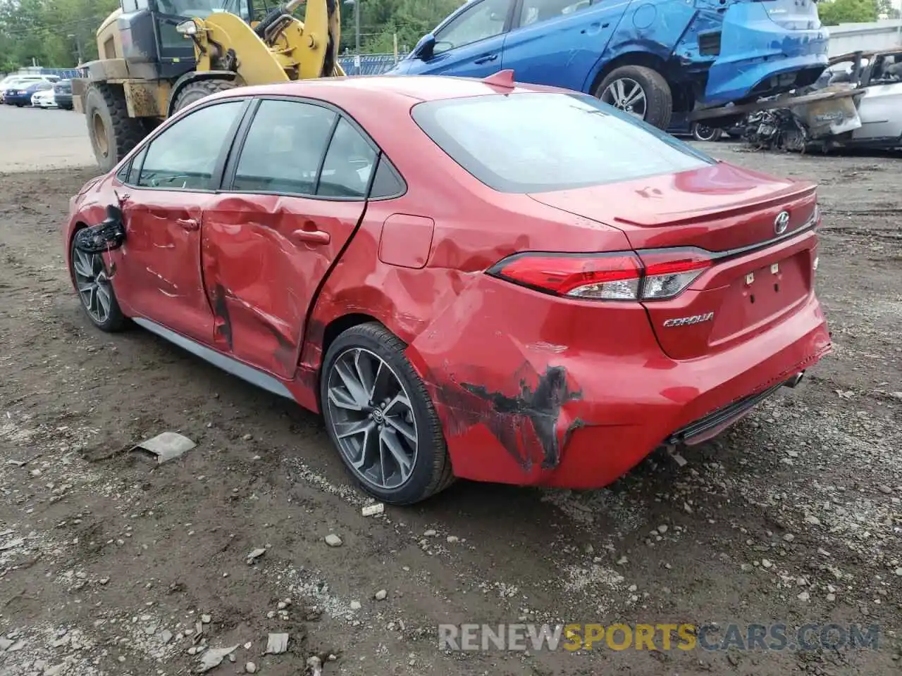 3 Photograph of a damaged car 5YFP4RCE3LP029114 TOYOTA COROLLA 2020