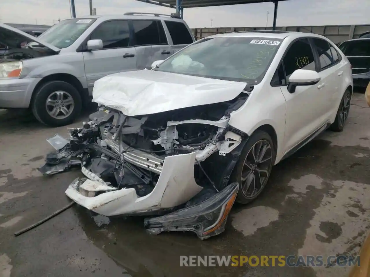 2 Photograph of a damaged car 5YFP4RCE3LP031185 TOYOTA COROLLA 2020