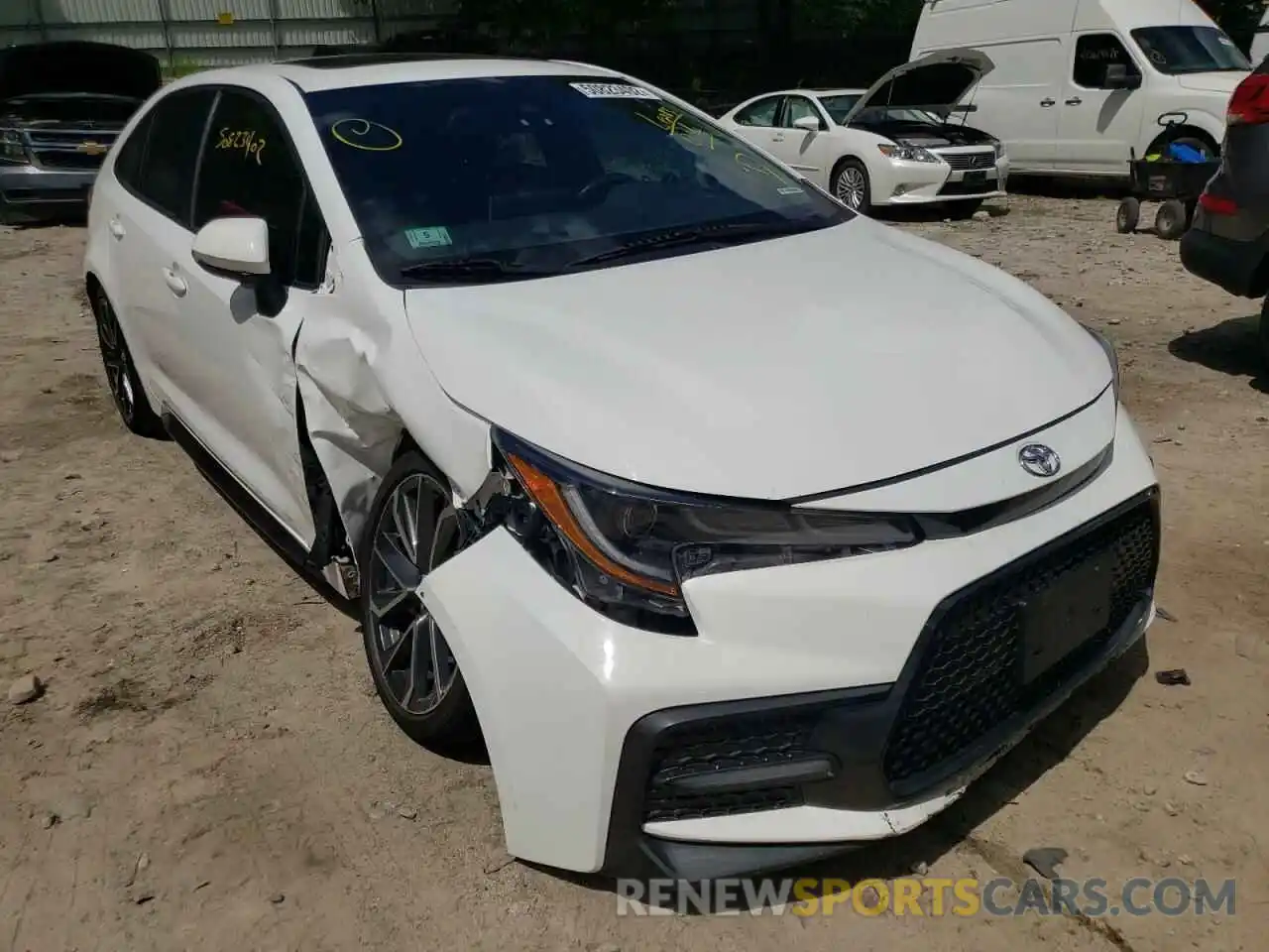 1 Photograph of a damaged car 5YFP4RCE3LP033146 TOYOTA COROLLA 2020