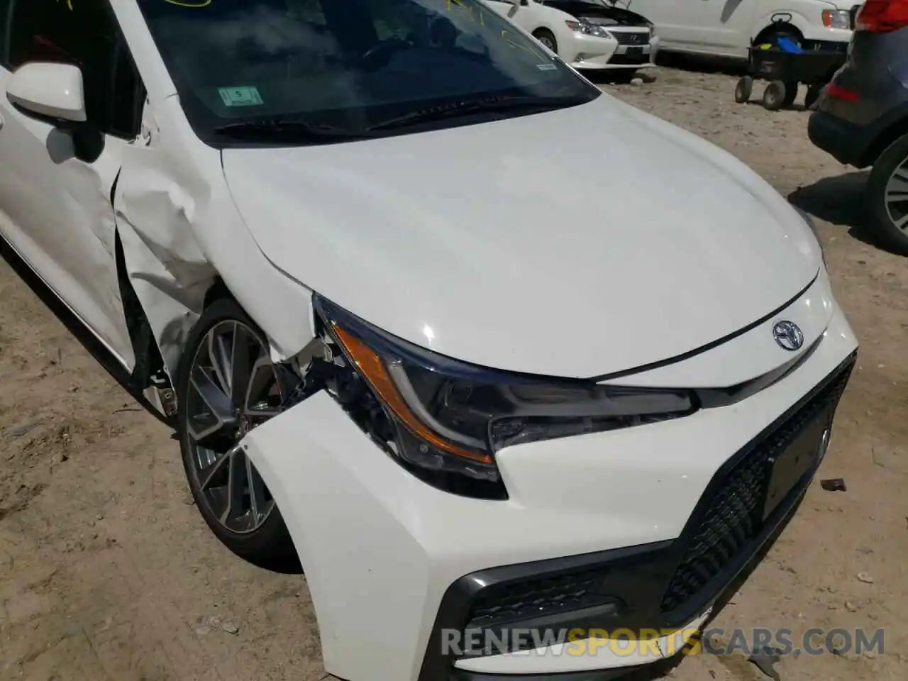 9 Photograph of a damaged car 5YFP4RCE3LP033146 TOYOTA COROLLA 2020