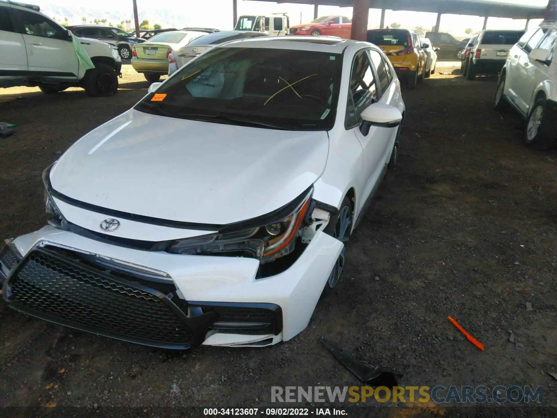 2 Photograph of a damaged car 5YFP4RCE3LP036550 TOYOTA COROLLA 2020