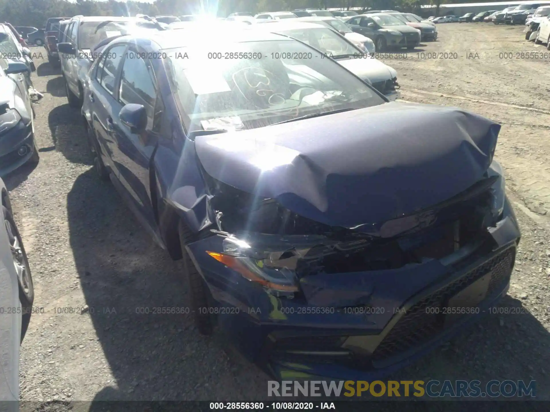 1 Photograph of a damaged car 5YFP4RCE3LP041182 TOYOTA COROLLA 2020