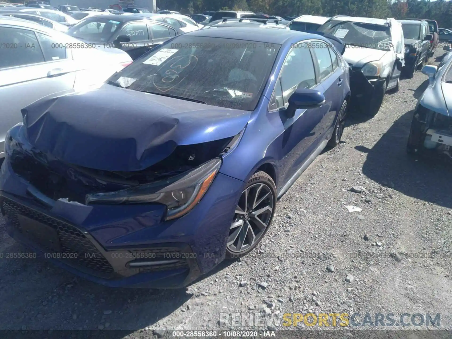 2 Photograph of a damaged car 5YFP4RCE3LP041182 TOYOTA COROLLA 2020