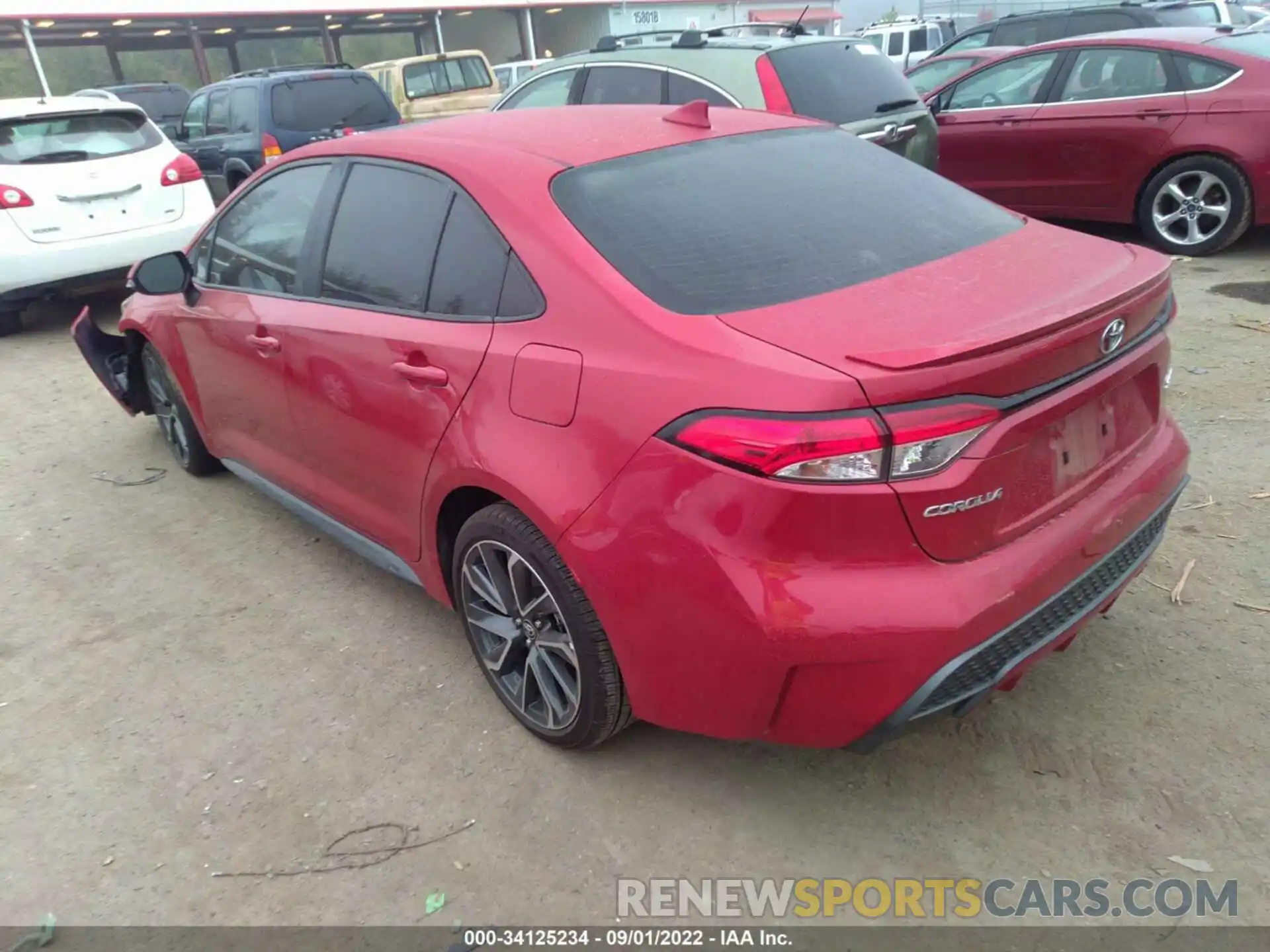 3 Photograph of a damaged car 5YFP4RCE3LP047032 TOYOTA COROLLA 2020