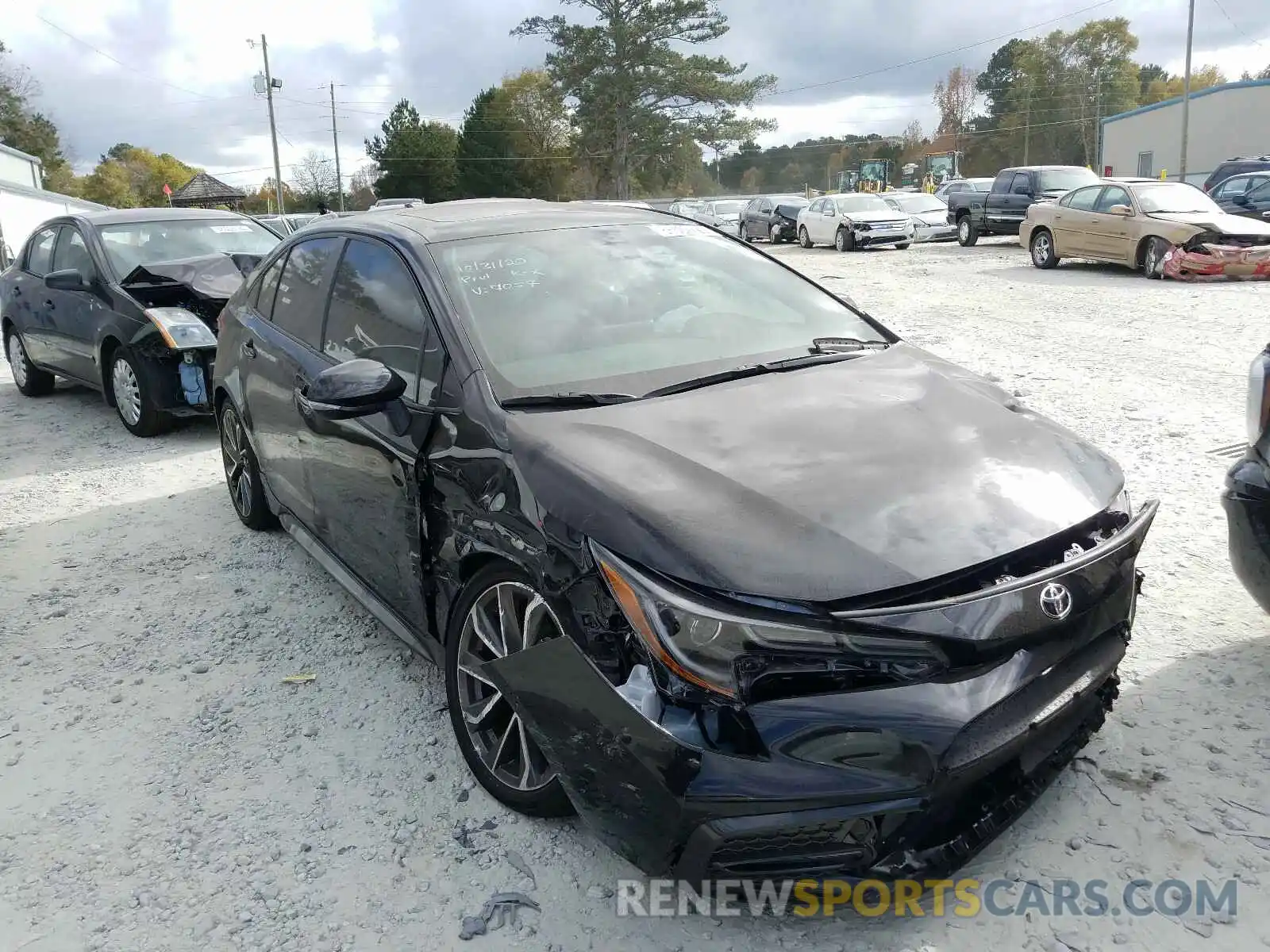 1 Photograph of a damaged car 5YFP4RCE3LP057057 TOYOTA COROLLA 2020