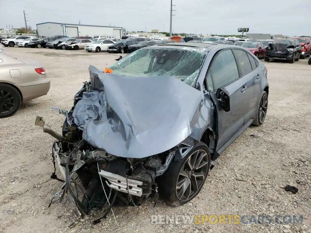 2 Photograph of a damaged car 5YFP4RCE4LP012371 TOYOTA COROLLA 2020