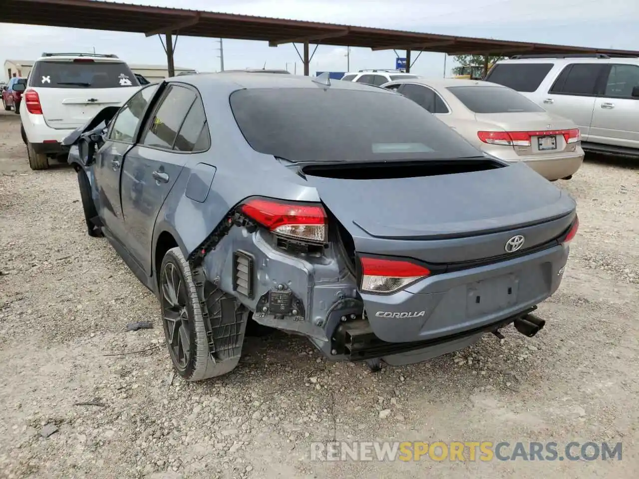 3 Photograph of a damaged car 5YFP4RCE4LP012371 TOYOTA COROLLA 2020