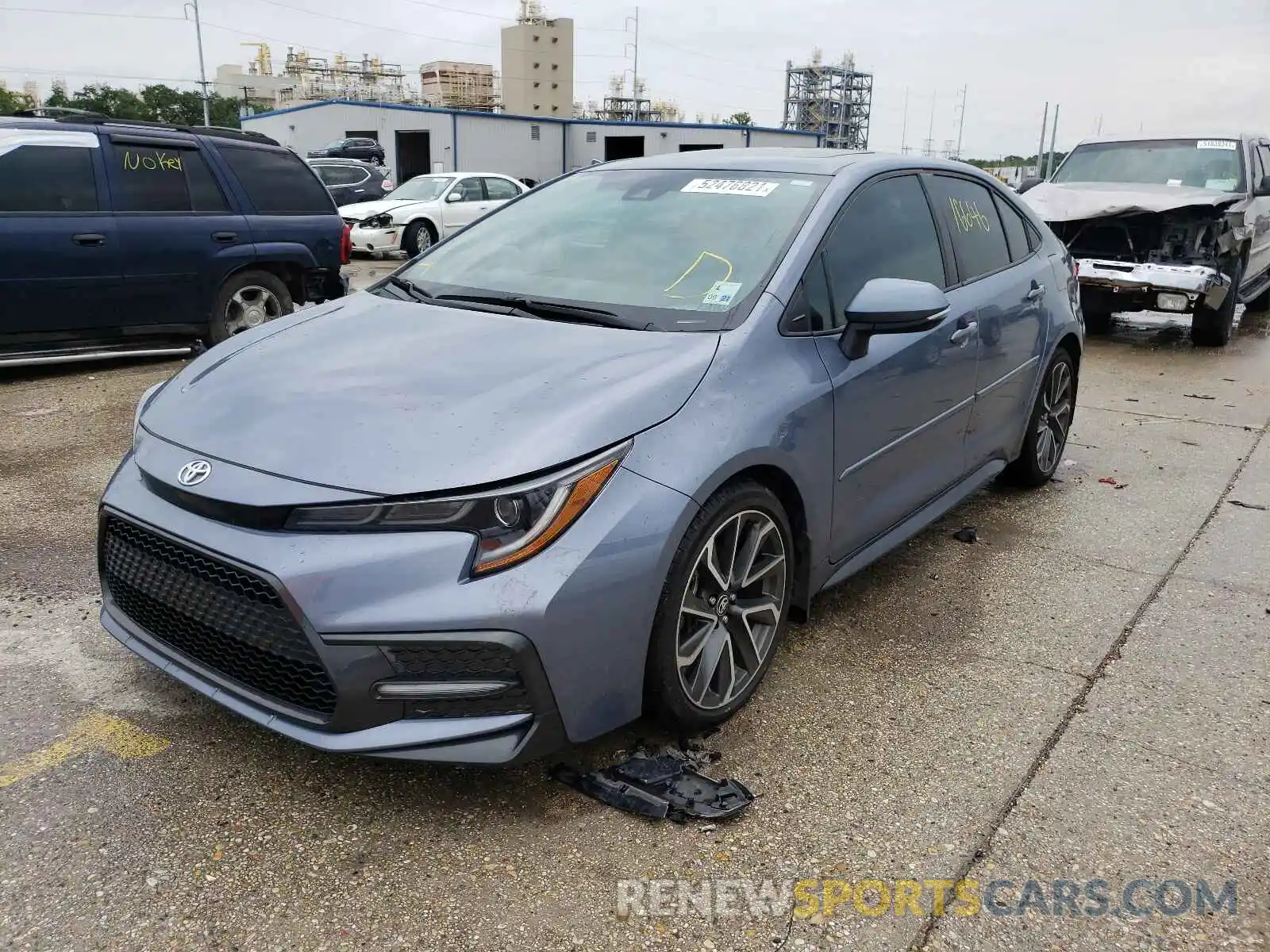 2 Photograph of a damaged car 5YFP4RCE4LP014556 TOYOTA COROLLA 2020