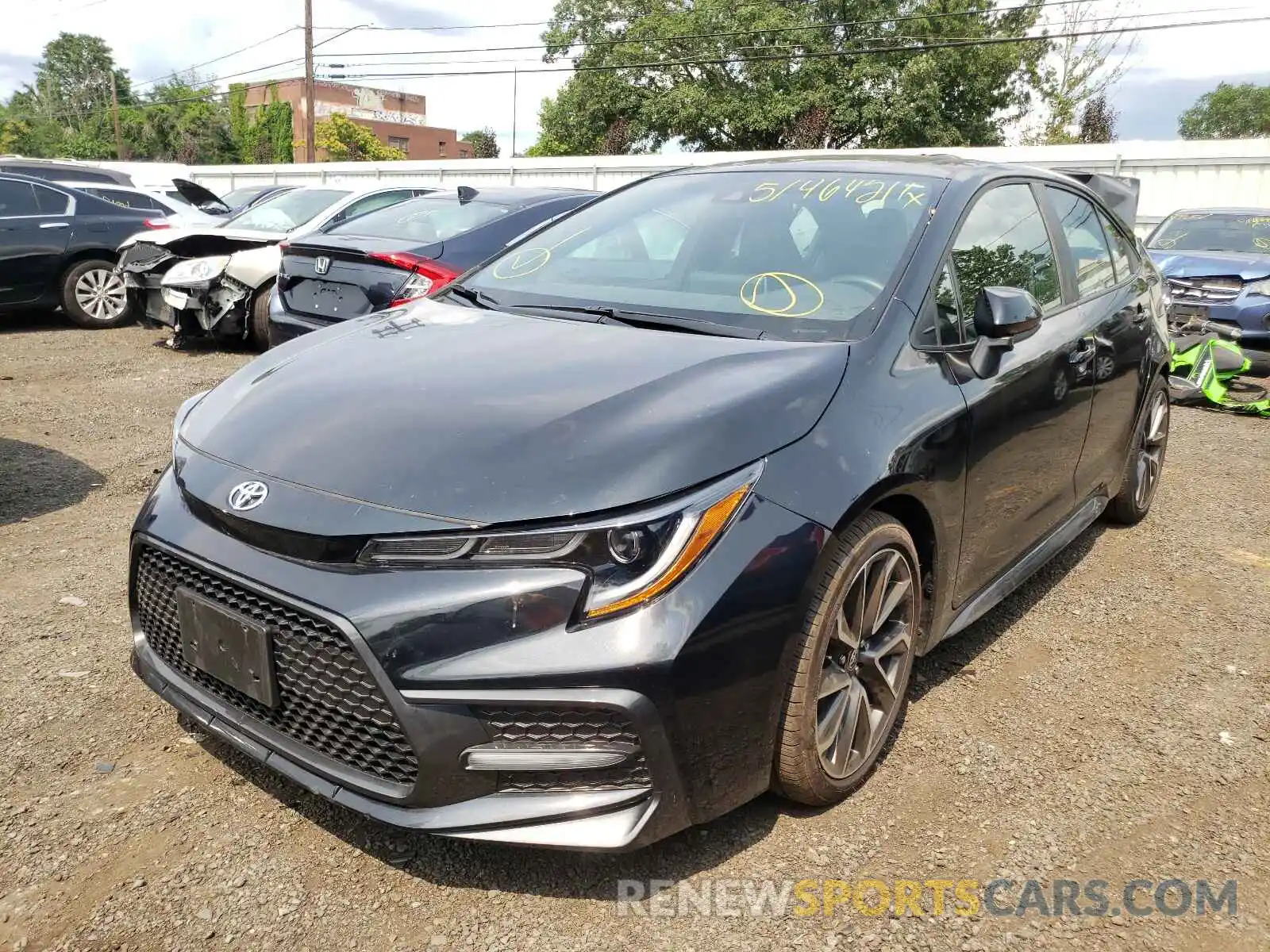 2 Photograph of a damaged car 5YFP4RCE4LP015416 TOYOTA COROLLA 2020