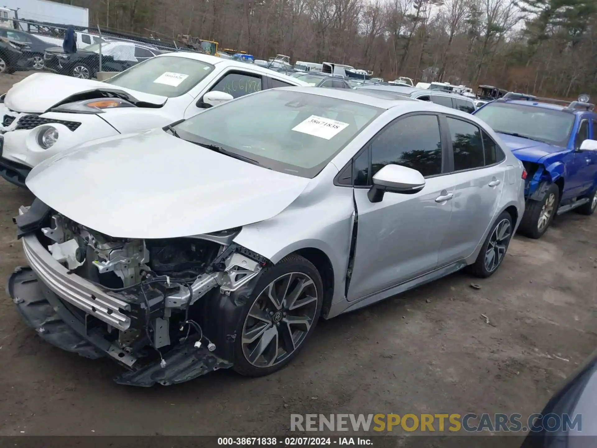 14 Photograph of a damaged car 5YFP4RCE4LP016579 TOYOTA COROLLA 2020