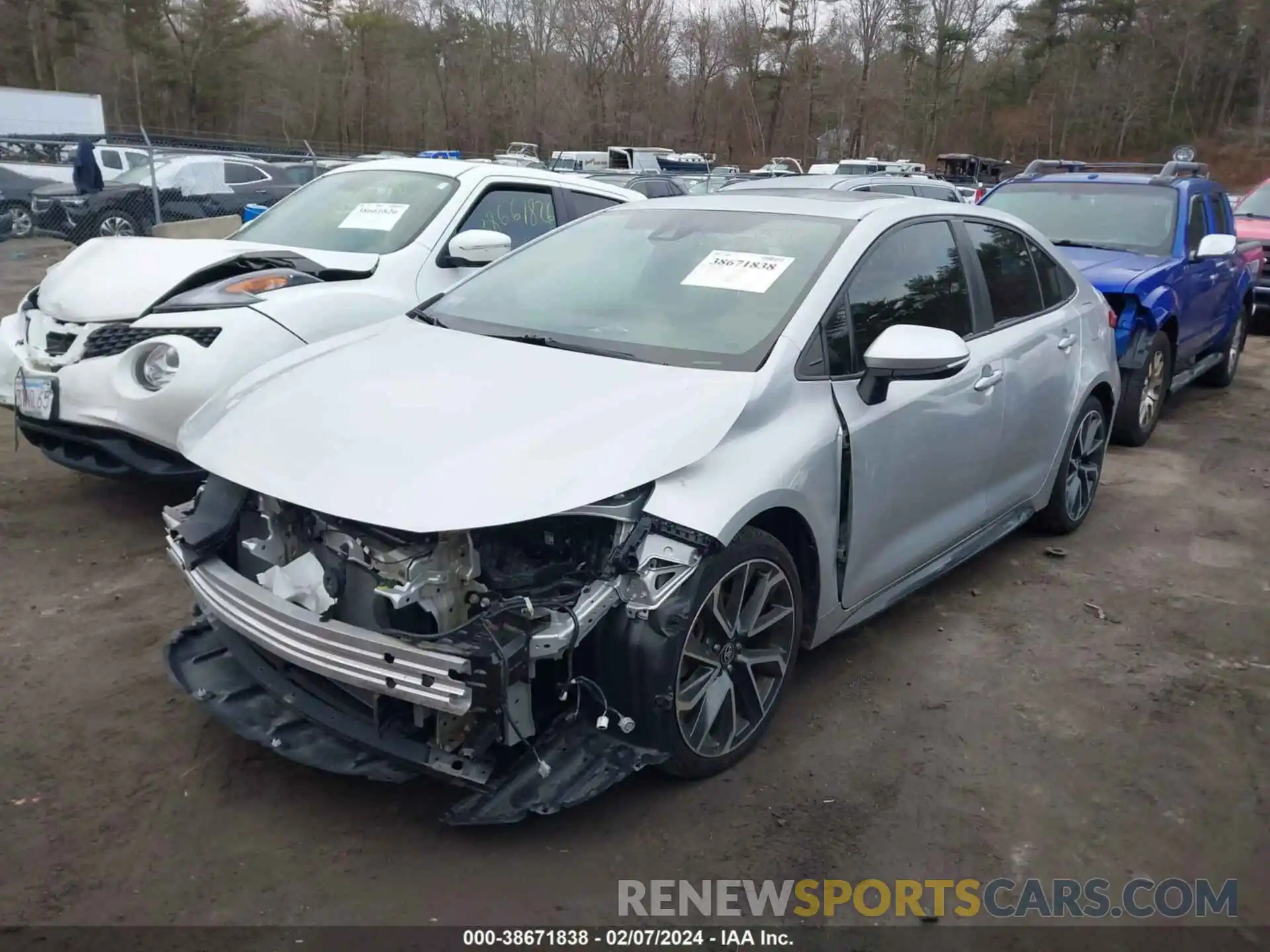 2 Photograph of a damaged car 5YFP4RCE4LP016579 TOYOTA COROLLA 2020