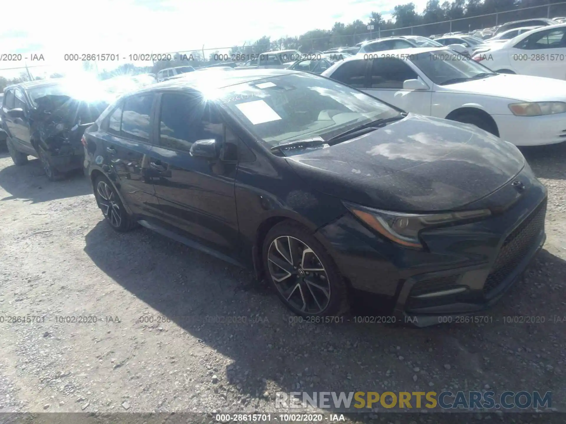 1 Photograph of a damaged car 5YFP4RCE4LP043734 TOYOTA COROLLA 2020