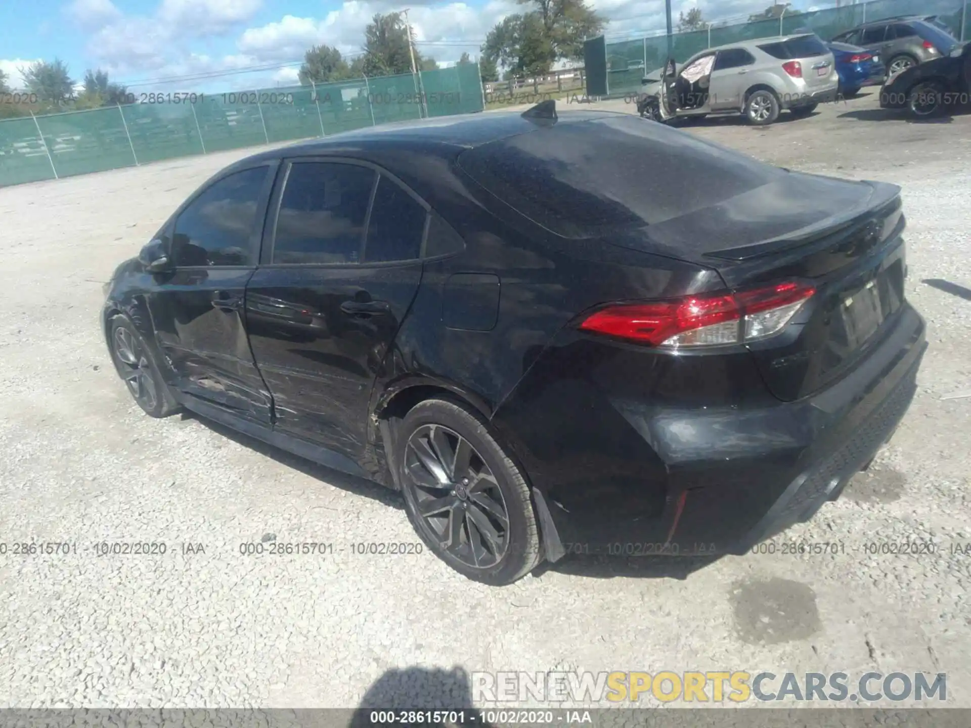 3 Photograph of a damaged car 5YFP4RCE4LP043734 TOYOTA COROLLA 2020