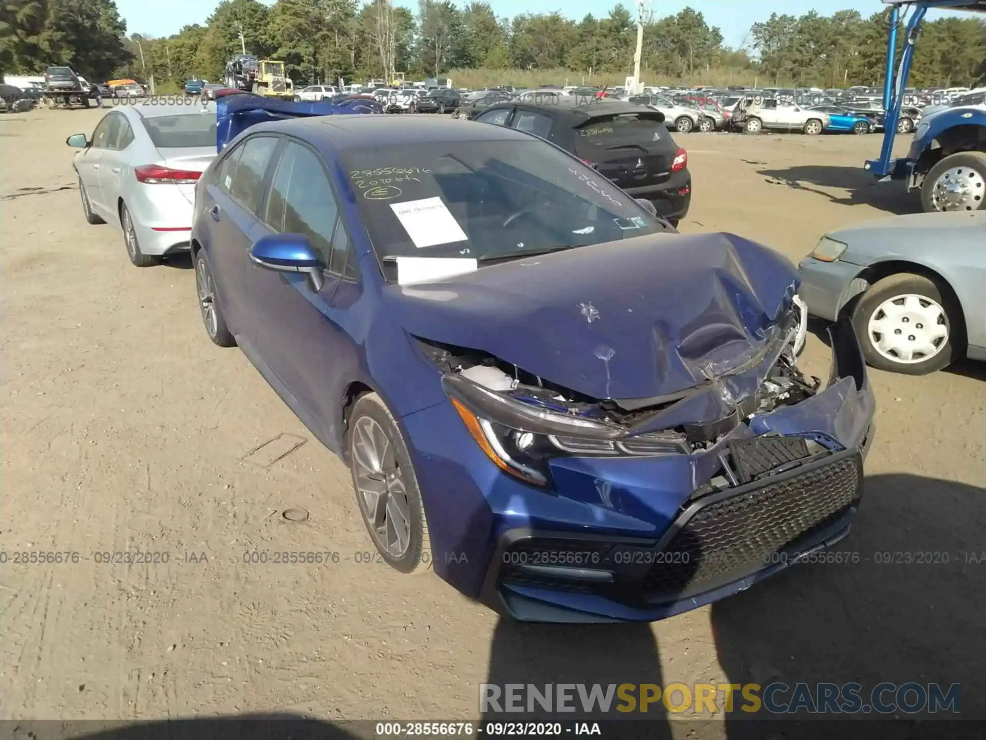 1 Photograph of a damaged car 5YFP4RCE4LP045225 TOYOTA COROLLA 2020