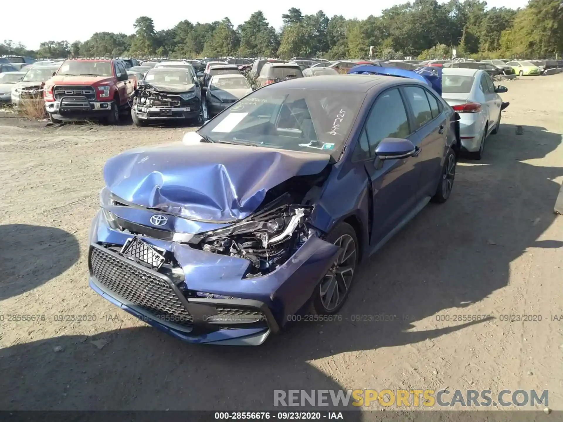 2 Photograph of a damaged car 5YFP4RCE4LP045225 TOYOTA COROLLA 2020