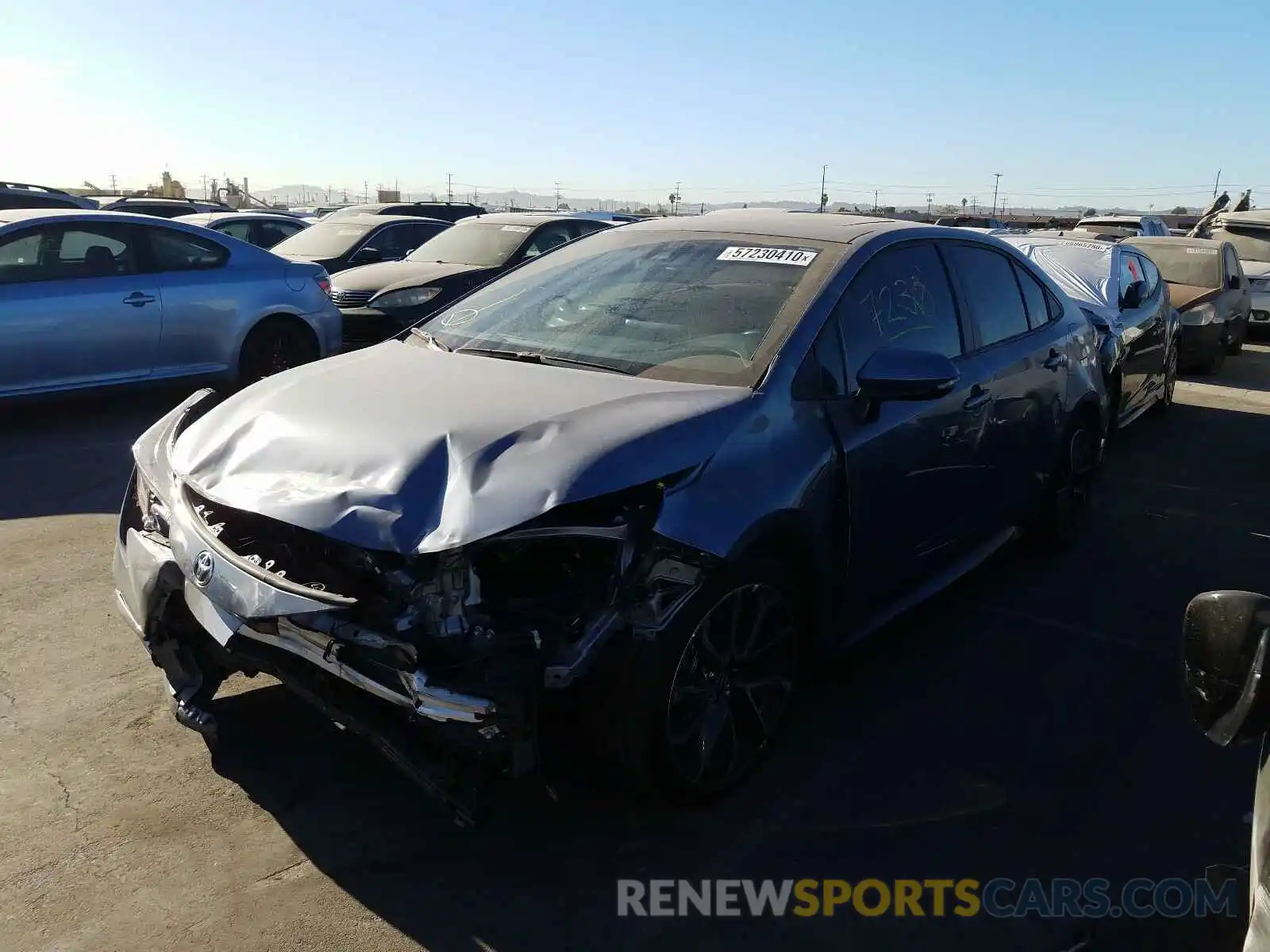 2 Photograph of a damaged car 5YFP4RCE4LP047346 TOYOTA COROLLA 2020