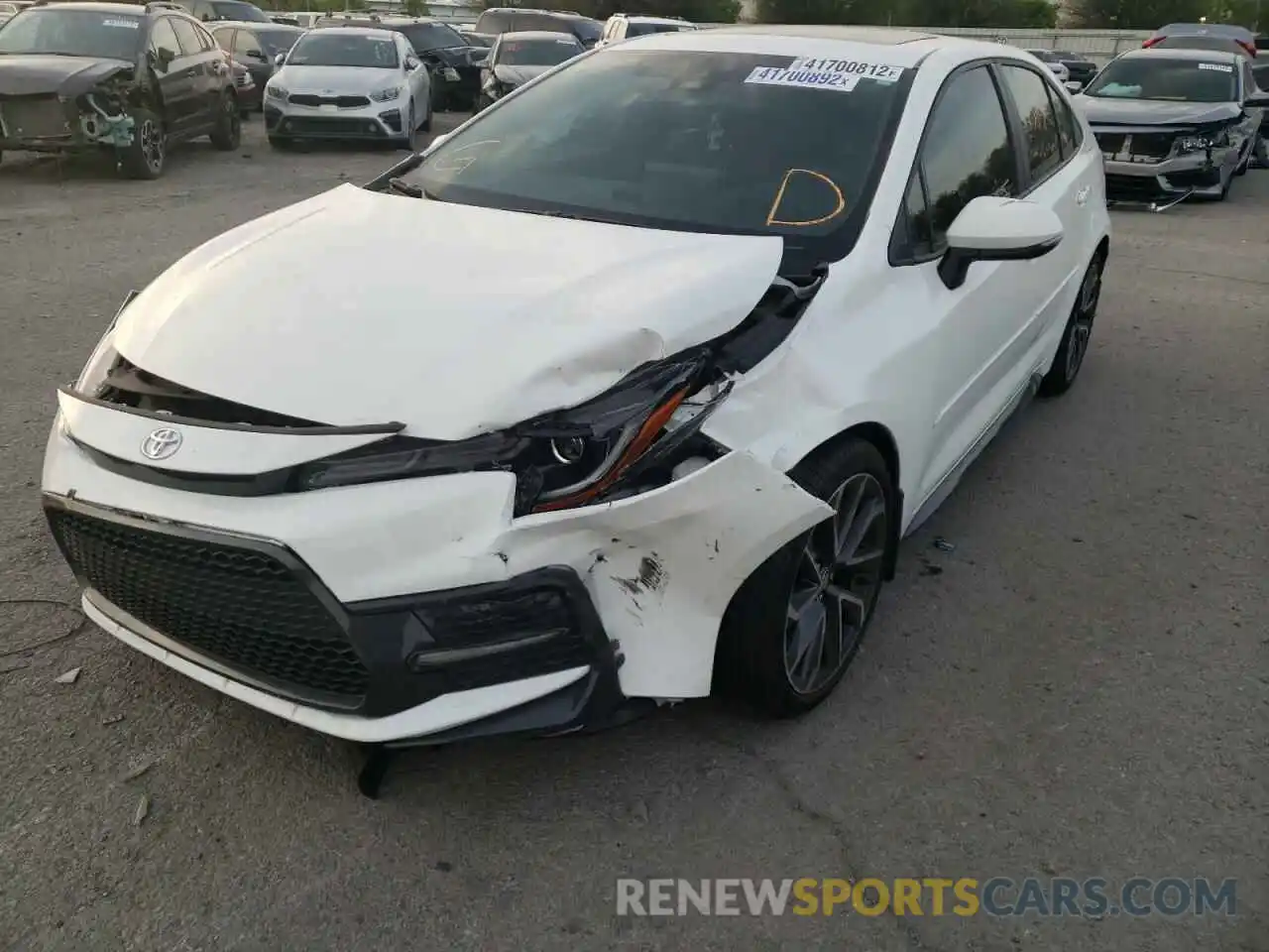 2 Photograph of a damaged car 5YFP4RCE4LP052465 TOYOTA COROLLA 2020