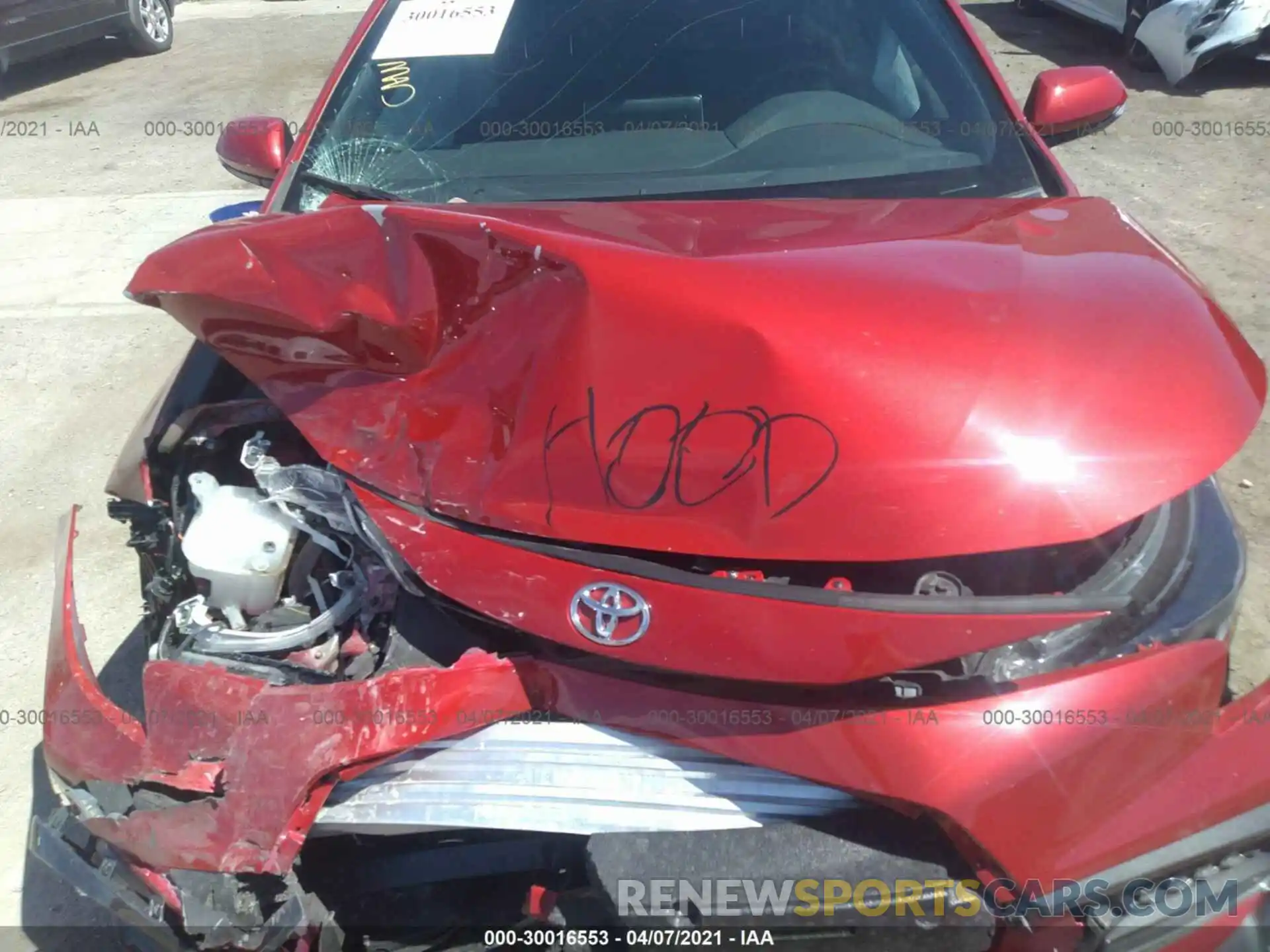 10 Photograph of a damaged car 5YFP4RCE4LP053485 TOYOTA COROLLA 2020