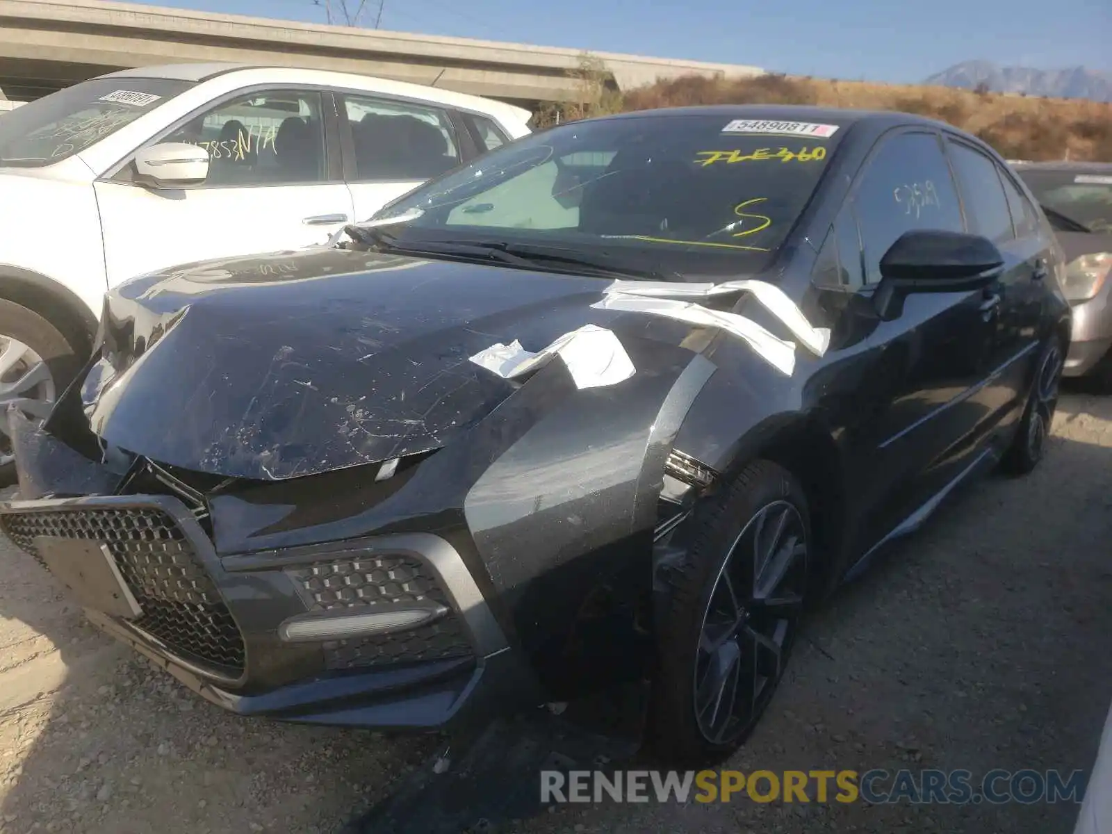 2 Photograph of a damaged car 5YFP4RCE5LP006451 TOYOTA COROLLA 2020