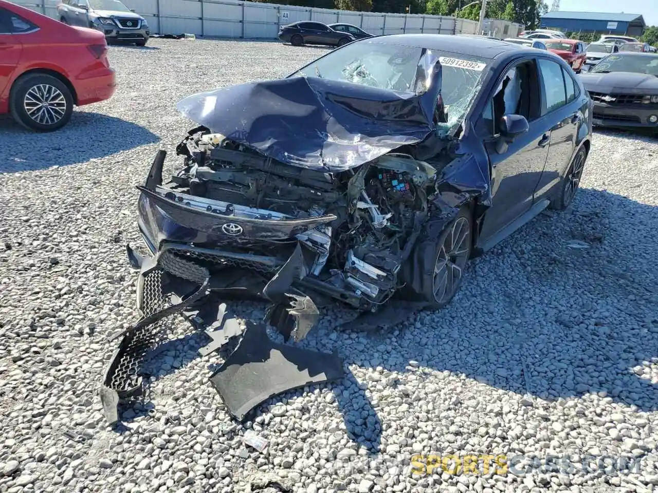 2 Photograph of a damaged car 5YFP4RCE5LP011326 TOYOTA COROLLA 2020