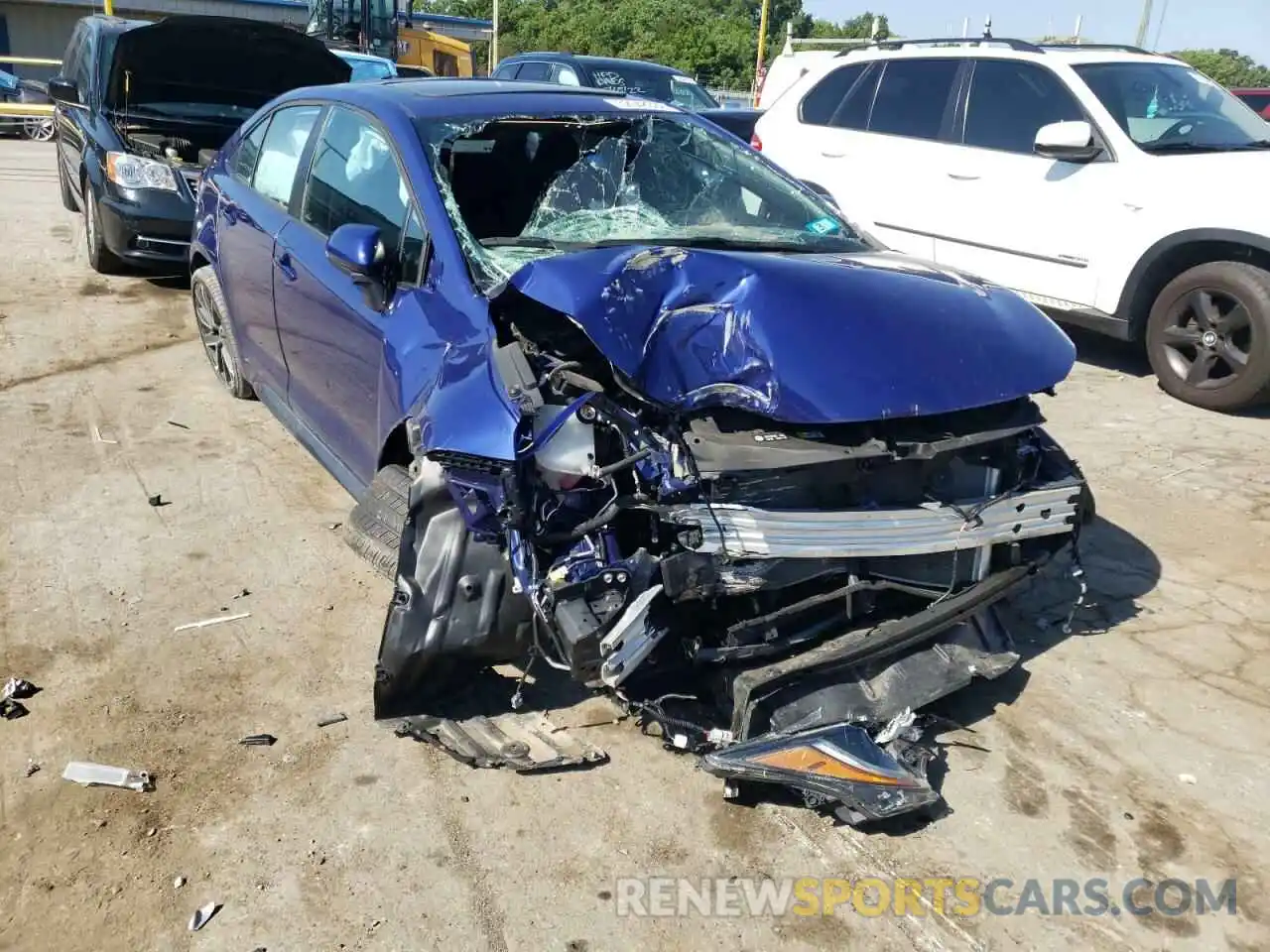 1 Photograph of a damaged car 5YFP4RCE5LP014419 TOYOTA COROLLA 2020