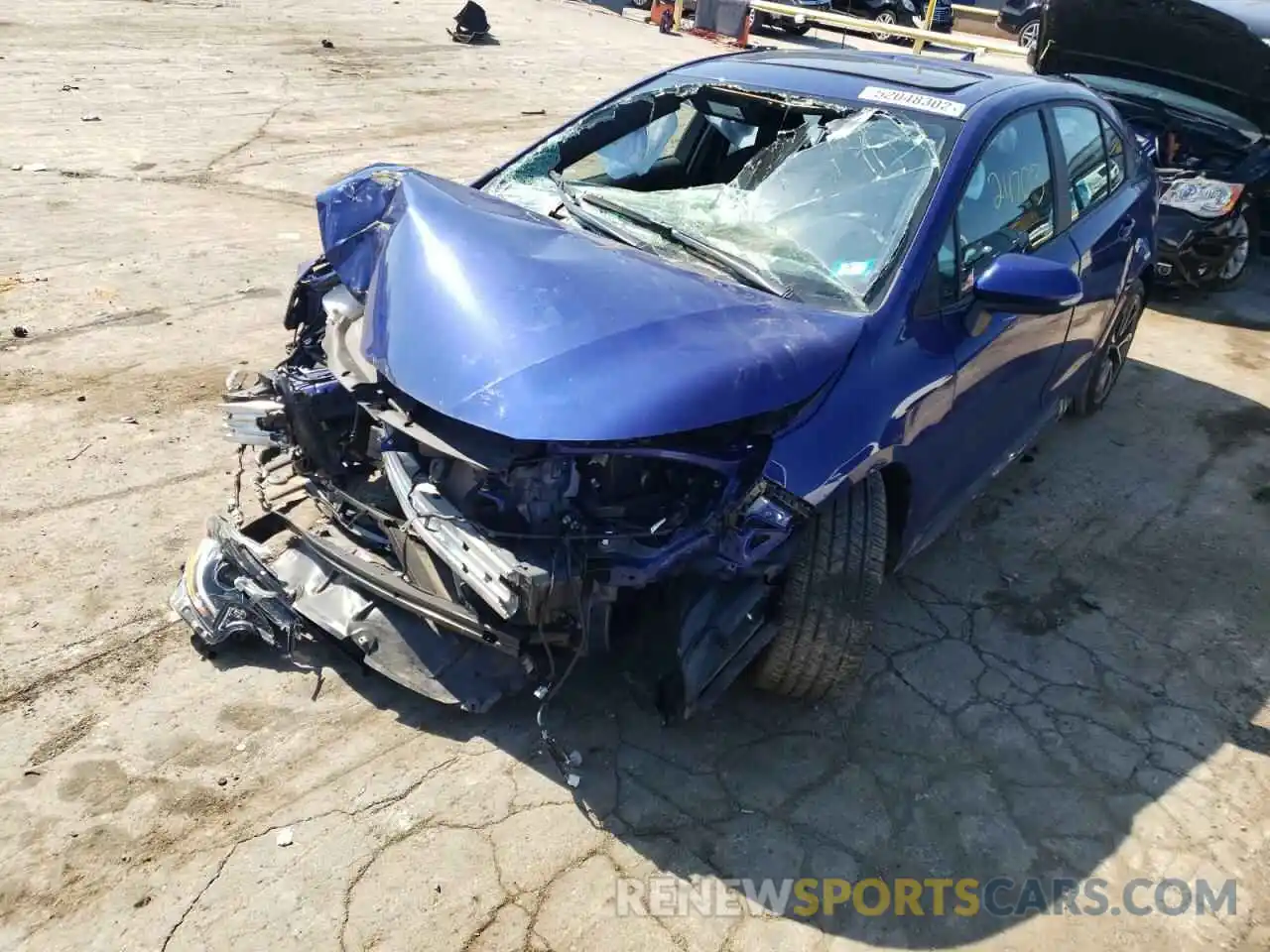 2 Photograph of a damaged car 5YFP4RCE5LP014419 TOYOTA COROLLA 2020