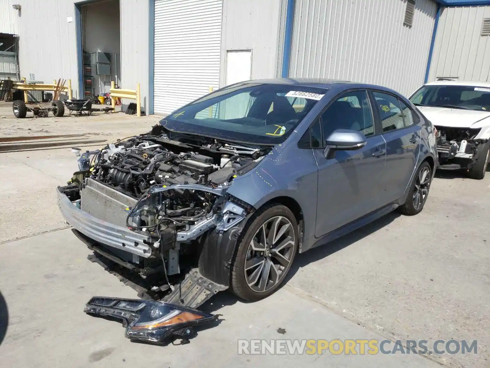 2 Photograph of a damaged car 5YFP4RCE5LP014601 TOYOTA COROLLA 2020