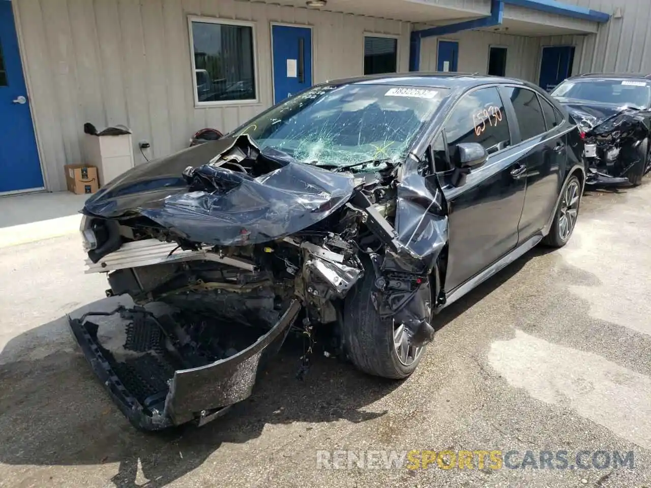 2 Photograph of a damaged car 5YFP4RCE5LP016154 TOYOTA COROLLA 2020