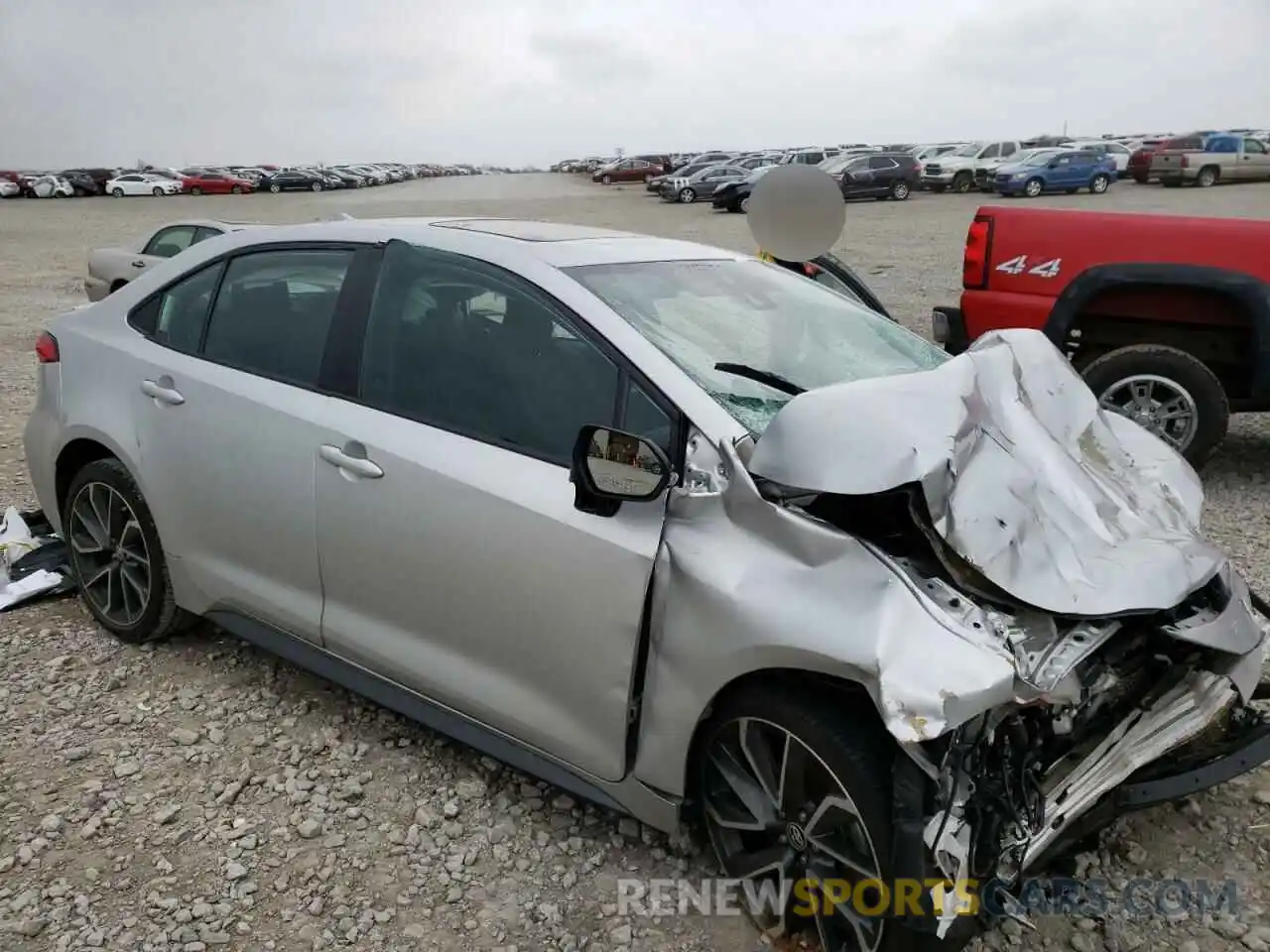 1 Photograph of a damaged car 5YFP4RCE5LP022455 TOYOTA COROLLA 2020