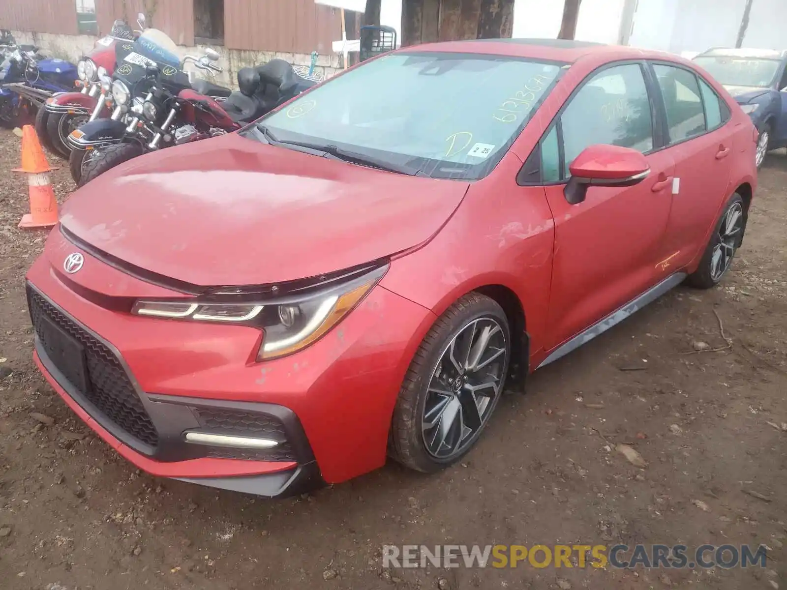 2 Photograph of a damaged car 5YFP4RCE5LP025887 TOYOTA COROLLA 2020