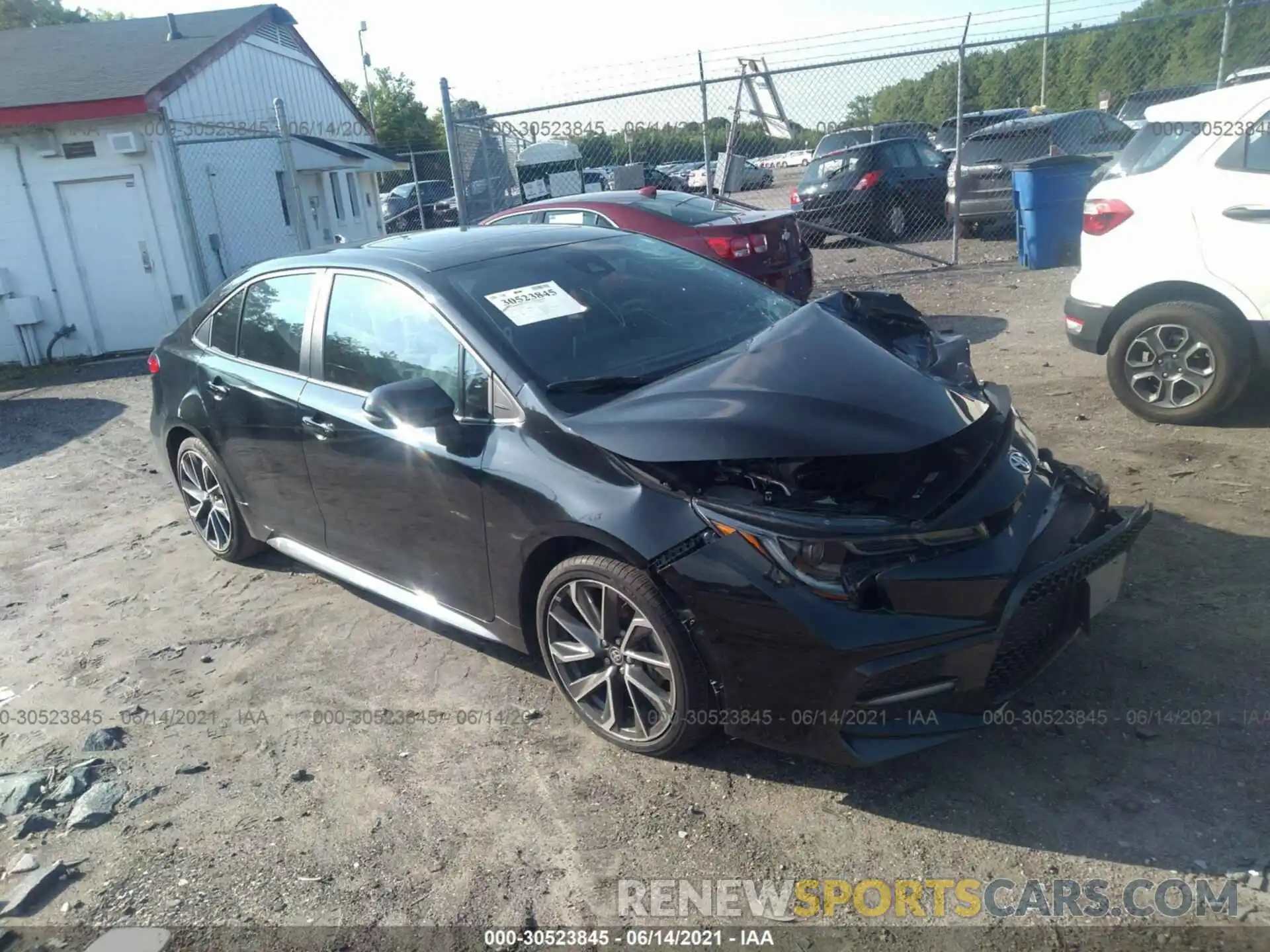 1 Photograph of a damaged car 5YFP4RCE5LP027333 TOYOTA COROLLA 2020